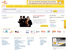 Tablet Screenshot of jobs4hunt.com